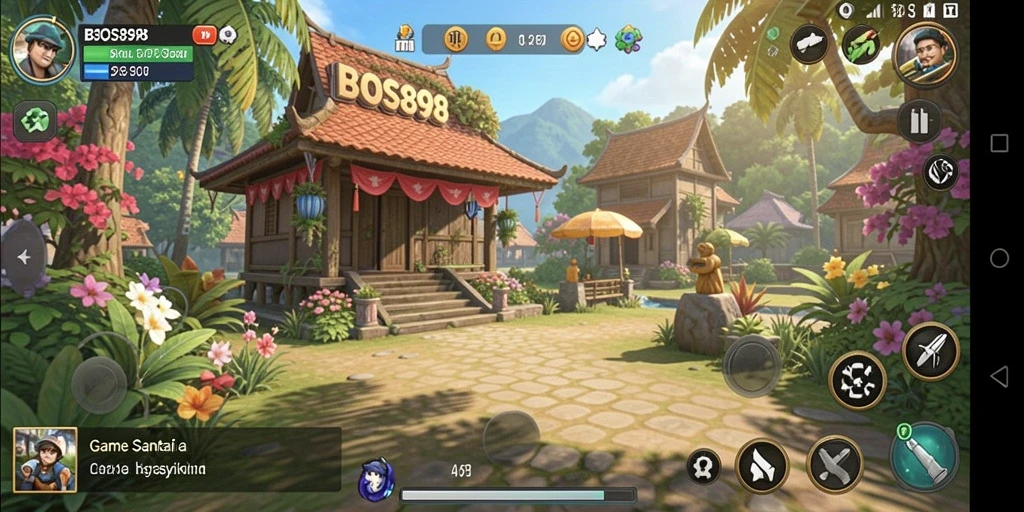 Tangkapan layar menampilkan gameplay yang seru dan menyenangkan dari BOS898.