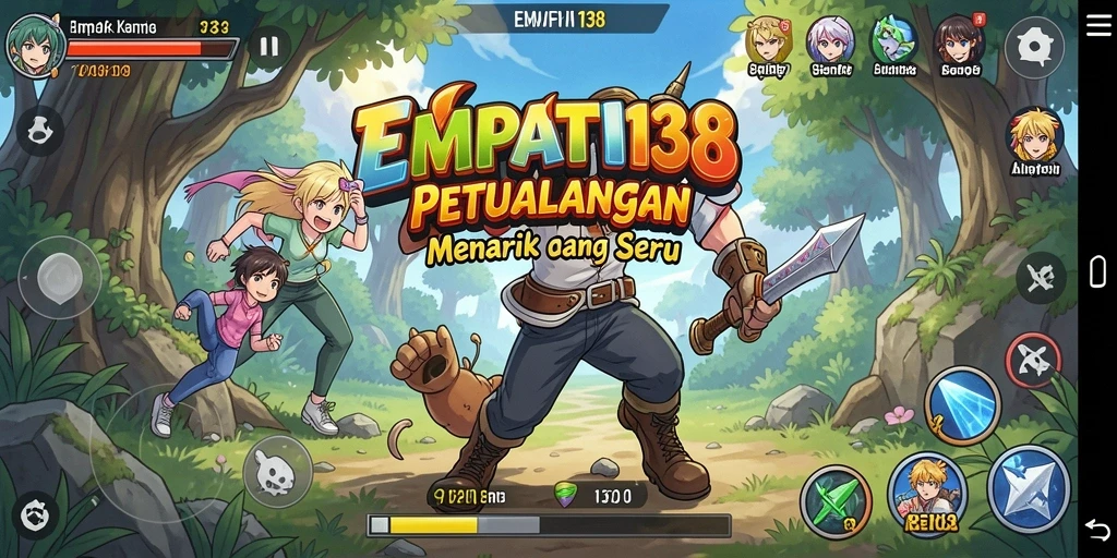 Tampilan gameplay seru dan interaktif dalam EMPATI138.