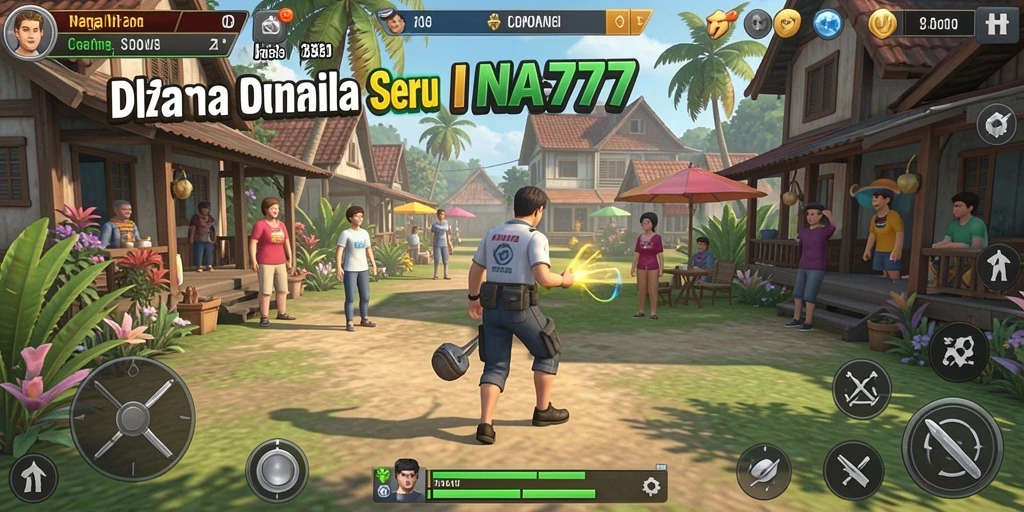 Tampilan gameplay seru dari INA777 yang menyenangkan.