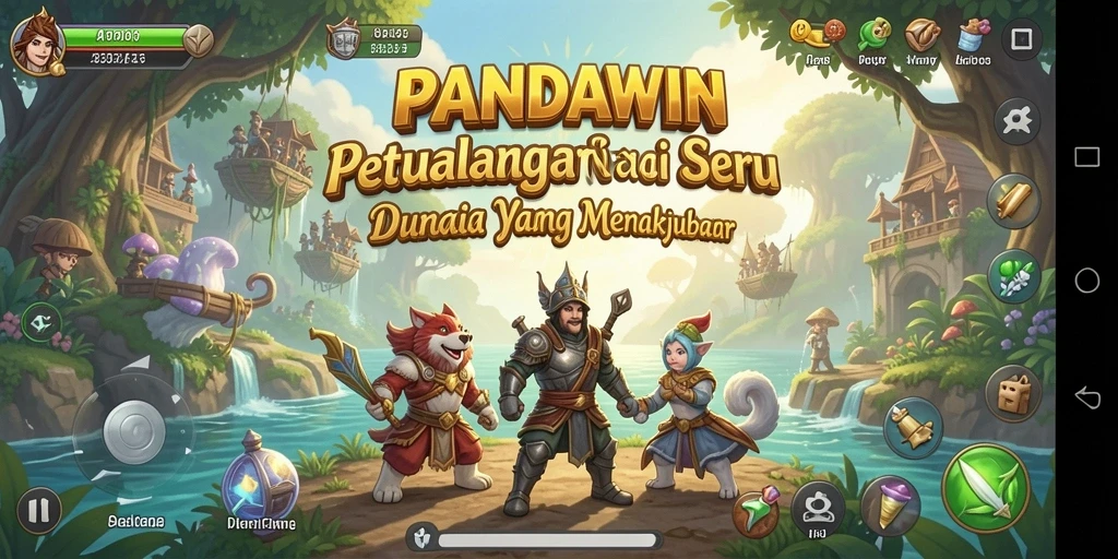 Gameplay seru dalam dunia petualangan menakjubkan.