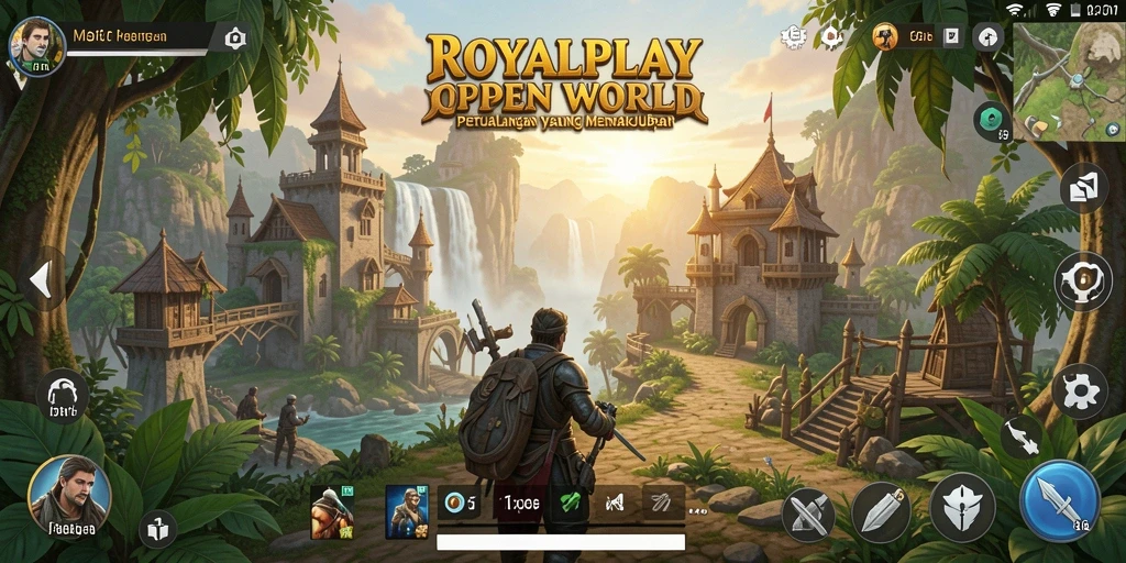 Gameplay menakjubkan dalam dunia Open World ROYALPLAY.