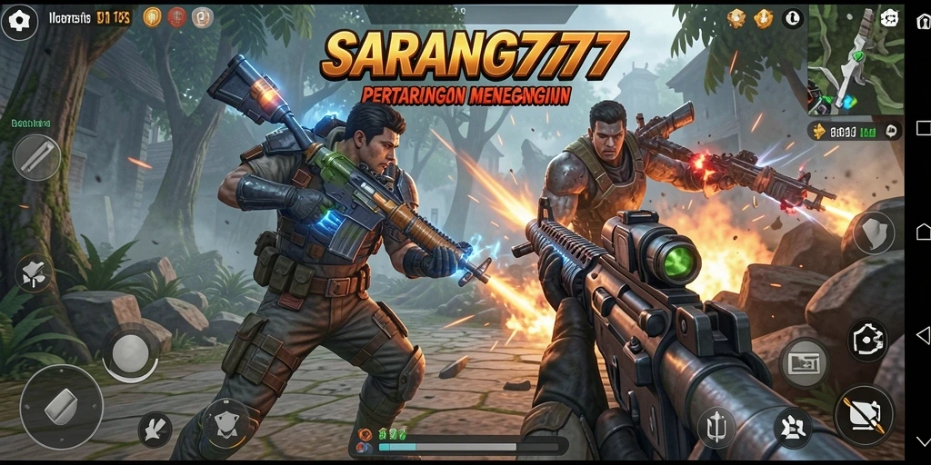 Tampilan seru pertempuran di SARANG777 dengan grafis yang memukau.