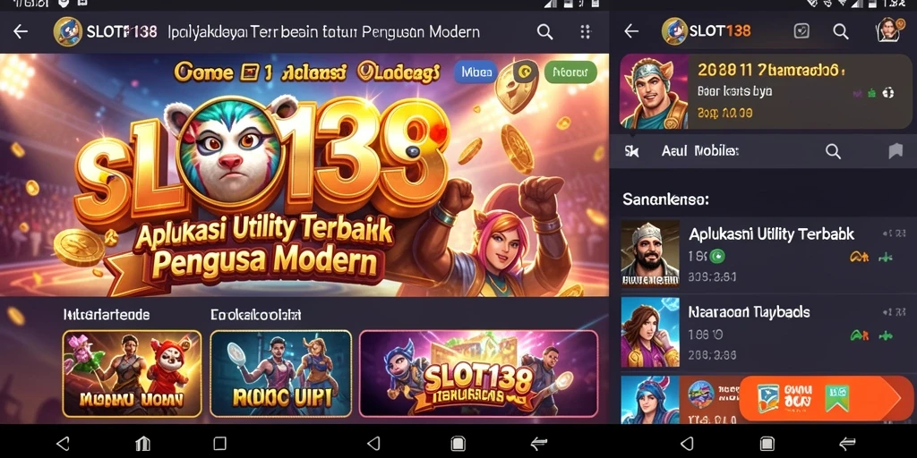Tampilan antarmuka SLOT138 yang menarik dan mudah digunakan.