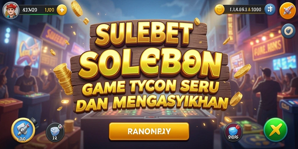 Gameplay Tycoon SULEBET yang menarik dan interaktif.