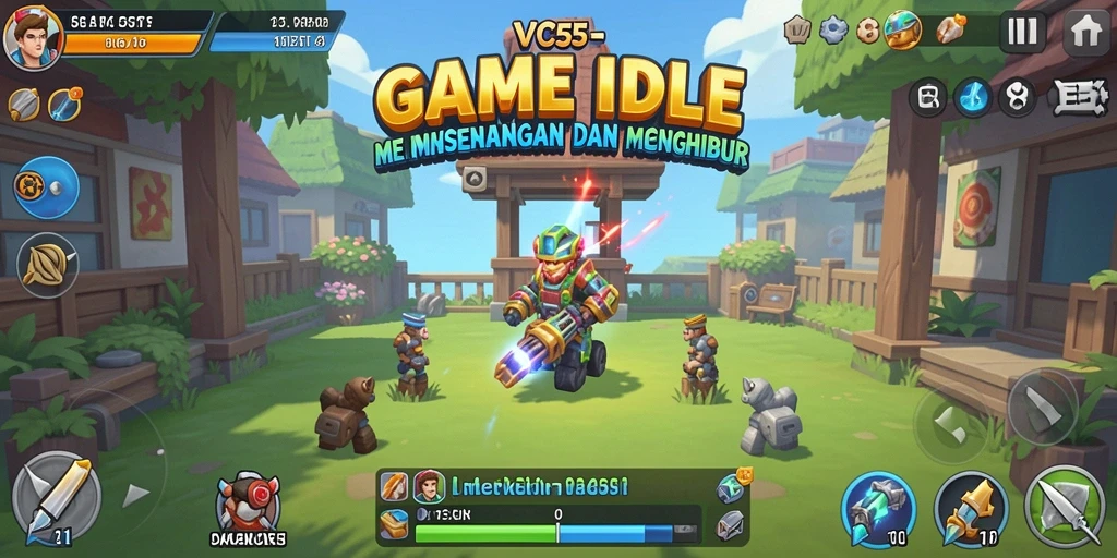 Screenshot VC55 menampilkan gameplay Idle yang seru dan menarik.