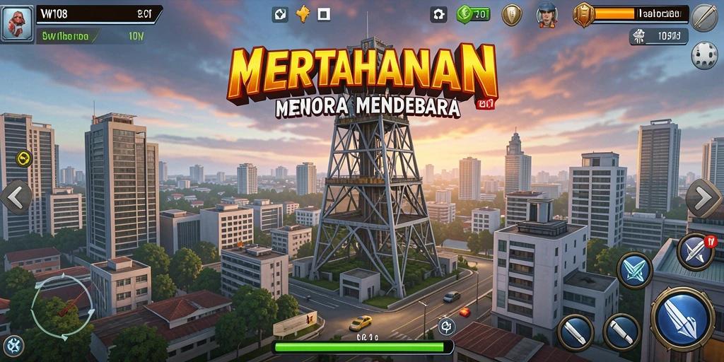 Tangkapan layar dari gameplay Tower Defense yang mengasyikkan di VW108.