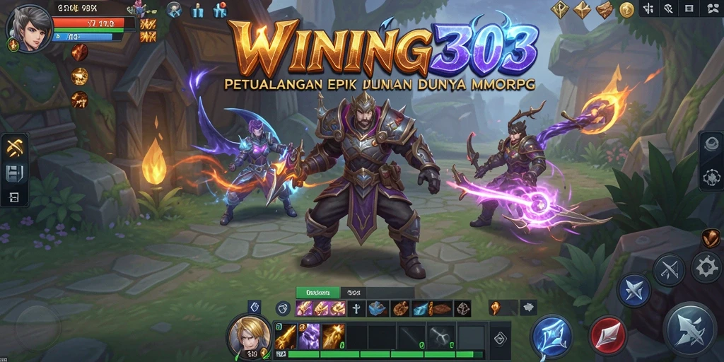 Tangkapan layar gameplay WINNING303 yang menampilkan petualangan epik.