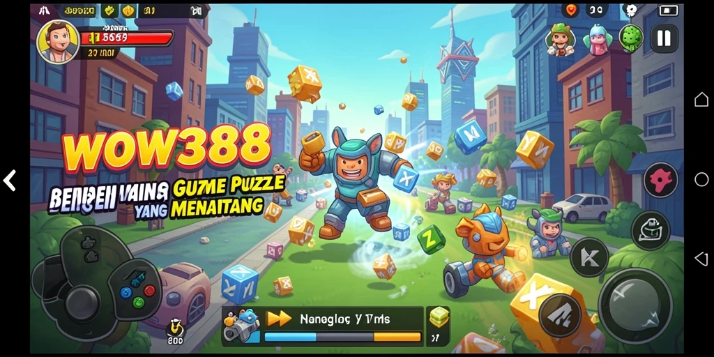 Screenshot WOW388 menampilkan gameplay Puzzle yang menarik dan menantang.