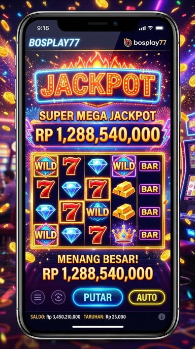 Halaman unduh aplikasi dengan informasi lengkap dari bosplay77.